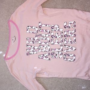 Joe boxer leopard pajama set